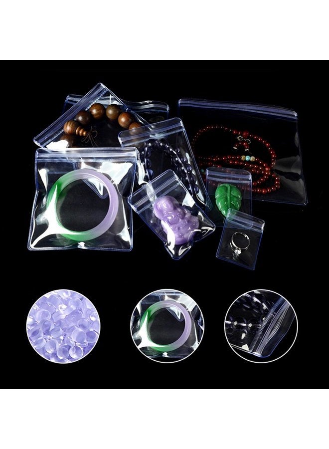MITOB Self Seal Plastic Bags Zipper Lock Clear PVC Jewelry Packing Storage Bag for Zip Anti-oxidation Lock Poly Pouch (500, 7x11cm (2.7x4.3 inch)) - Image 5