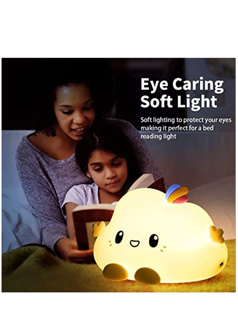 SOLARAE Cute Kids Night Light, Baby Night Light, Portable Rechargeable Night Light for Girls, Silicone Night Light for Baby, Led Night Light - Image 3