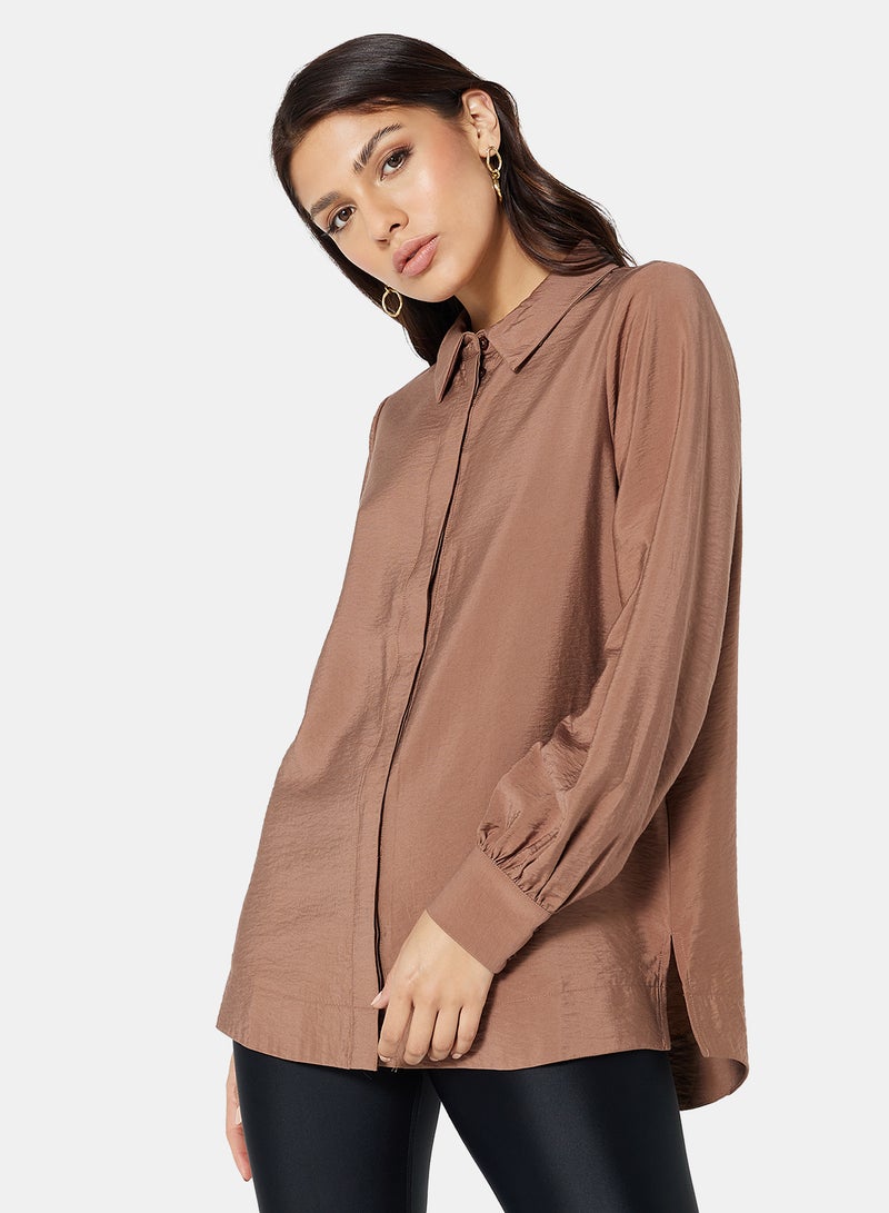 VERO MODA Relaxed Fit Long Sleeve Shirt - Image 1