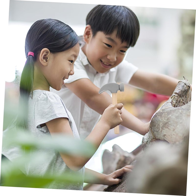 Vaguelly 2pcs Boy Girl Wooden Hammer Toy Small Mallet for Toddlers Safe Hammering and Pounding Tool for Educational Fun Toys for Boy Girl - Image 5