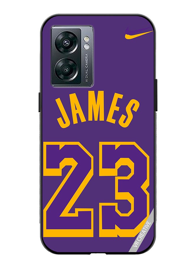 VR CREATIVE Protective Case Cover For OnePlus Nord N300 James 23 Purple Design Multicolour - Image 1