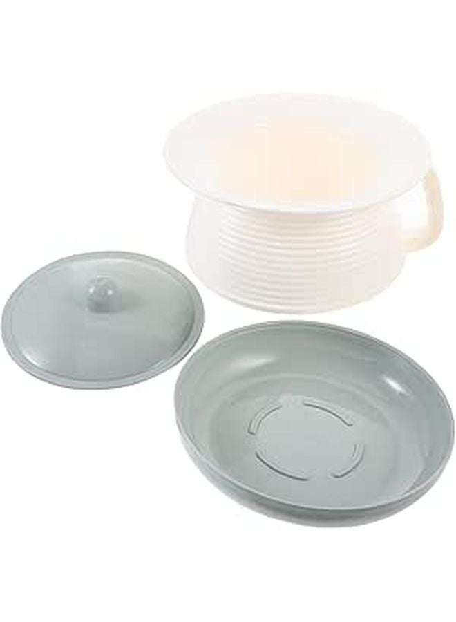 Portable Bedside Urinal Pot with Lid for Adults Elderly Boys and Girls Night Use - Image 1
