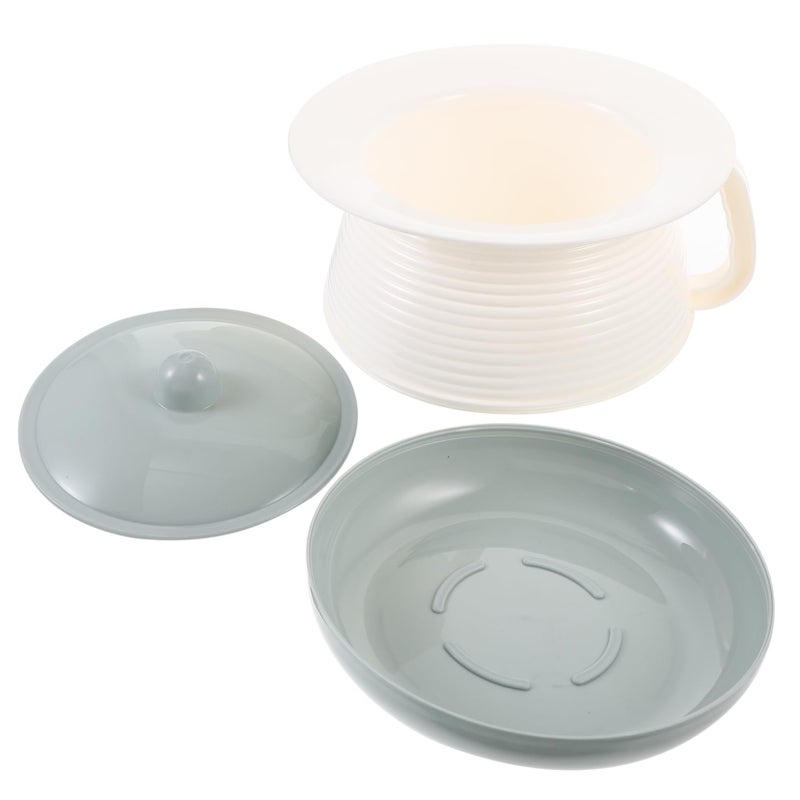 Portable Bedside Urinal Pot with Lid for Adults Elderly Boys and Girls Night Use - Image 2