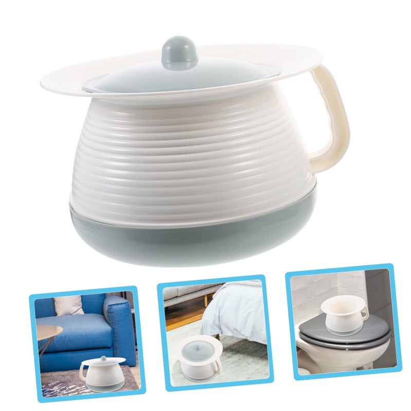 Portable Bedside Urinal Pot with Lid for Adults Elderly Boys and Girls Night Use - Image 5