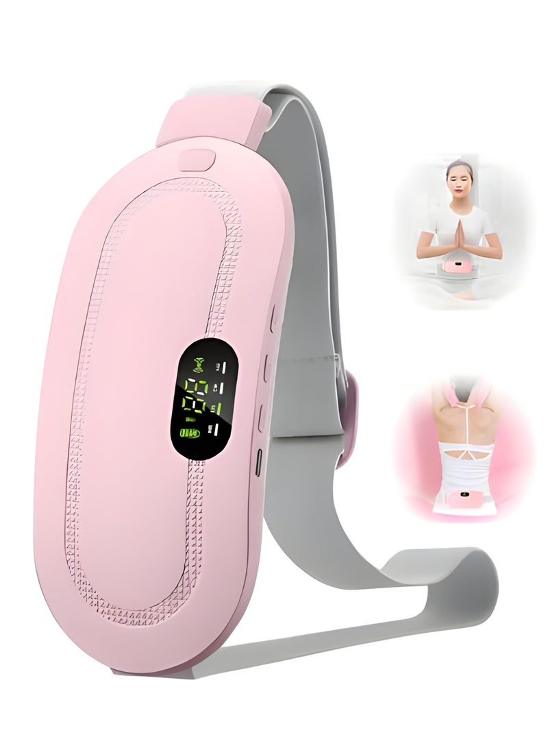 شوبيت وسادة تسخين كهربائية بحزام خصر، وسادة تسخين سريعة مع 3 مستويات للحرارة و4 أوضاع للتدليك، وسادة تسخين للظهر أو البطن للنساء والفتيات - Image 4