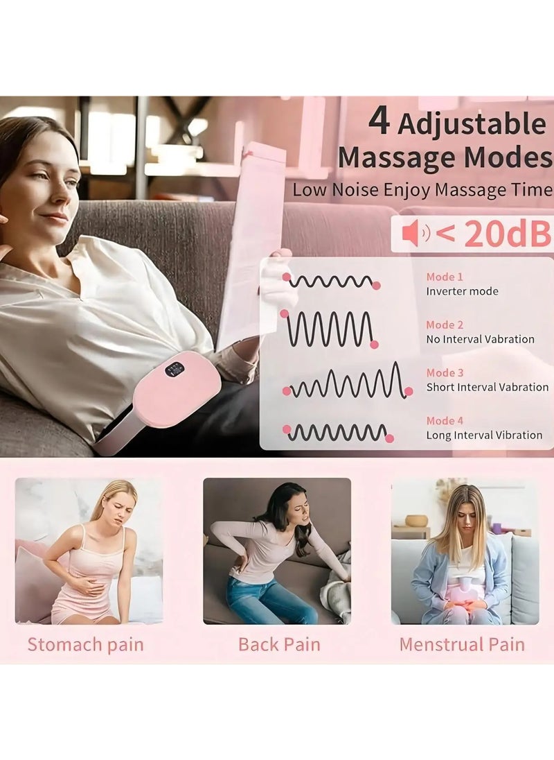 Shopit Heating Pad Electric Waist Belt Device Fast Heating Pad with 3 Heat Levels and 4 Massage Modes Back or Belly Heating Pad for Women and Girl  - Image 3
