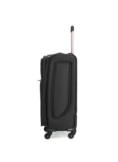 GIORDANO Giordano Trolley Bags 3 PCS Set Softside Spinners,Black  - Image 3