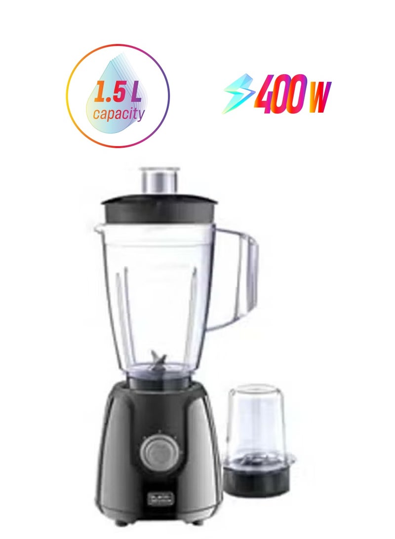 خلاط مع مطحنة 1.5 لتر 400.0 واط 430 جي-بي 5 أسود - Image 1