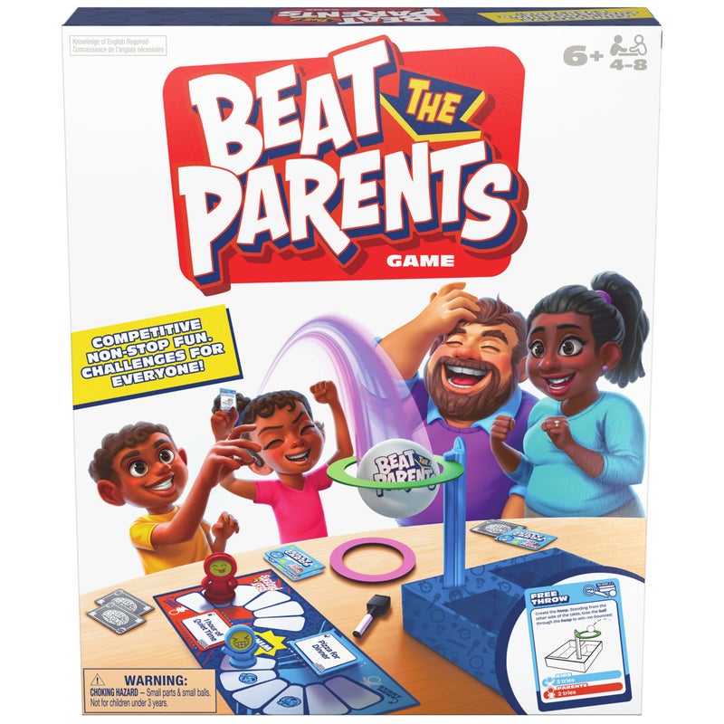 Spin Master Games Beat The Parents 2025 Edition with New Challenges Cards Friendly Competition Family Game Family Game Night 48 Players for Ages 6 Up - Image 3