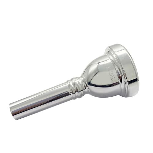 Missmore 6 1/2AL Silver Trombone Mouthpiece - Professional Grade Brass Instrument Mouthpiece for Tenor Trombone, Premium Sound & Durability - Image 3