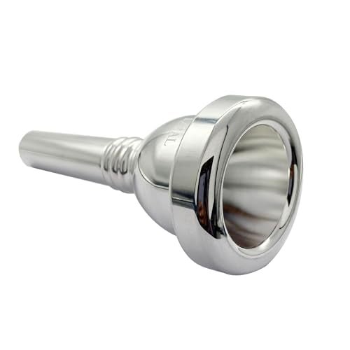Missmore 6 1/2AL Silver Trombone Mouthpiece - Professional Grade Brass Instrument Mouthpiece for Tenor Trombone, Premium Sound & Durability - Image 4