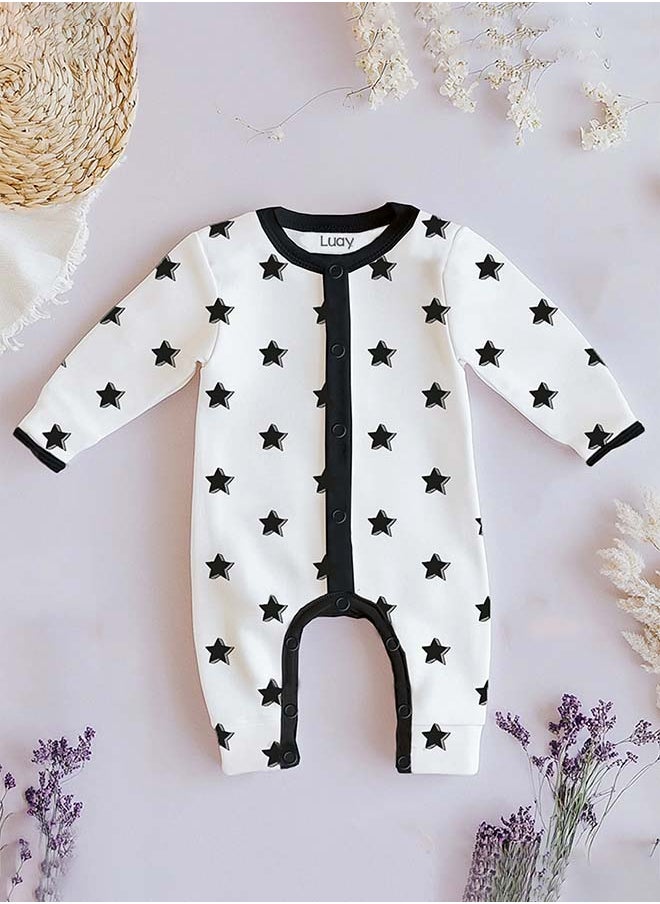 LUAY 100% Cotton Full Sleeves Baby Printed Romper,Sleepsuit for Baby Girls & Boys,_(Pack of 5)  - Image 4