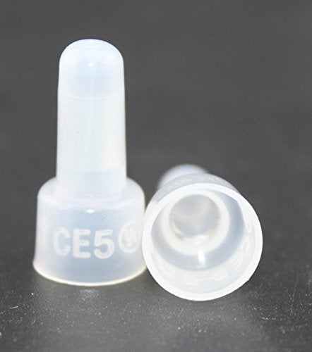 Rextin 1000pcs Transparent CE5 Protective Closed End Wire Crimp Connector Cap (1000pcs) - Image 3