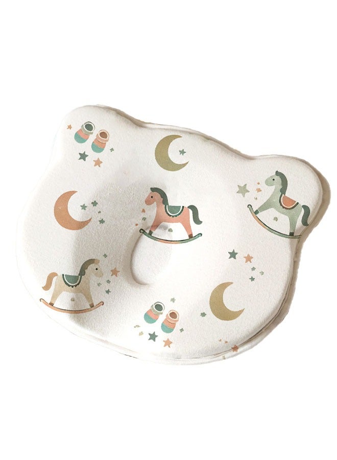 Vividorad Baby Pillow,Baby Head Pillow,Baby Head Shaping Pillow,Baby Neck Support Pillow for Travel , Preventing Flat Head and Shapes Infant's Head,for 0-36 Months Newborns and Infant,Breathable Baby Travel Pillow for Car Seat Stroller & Airplane - Image 1