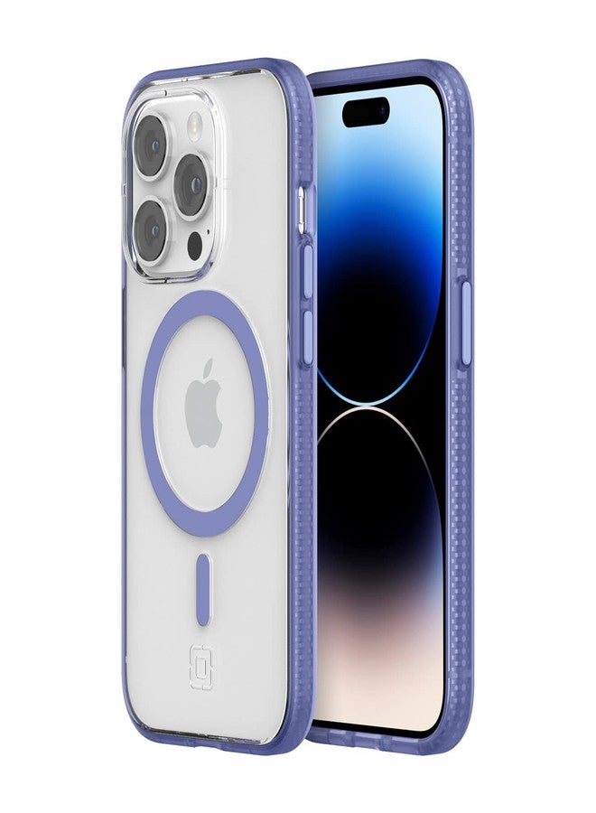إنسيبيو جراب Incipio Idol لسلسلة MagSafe لهاتف iPhone 14 Pro، حماية بسيطة ومستدامة - لون لافندر ضبابي/شفاف (IPH-2029-MLC) - Image 2