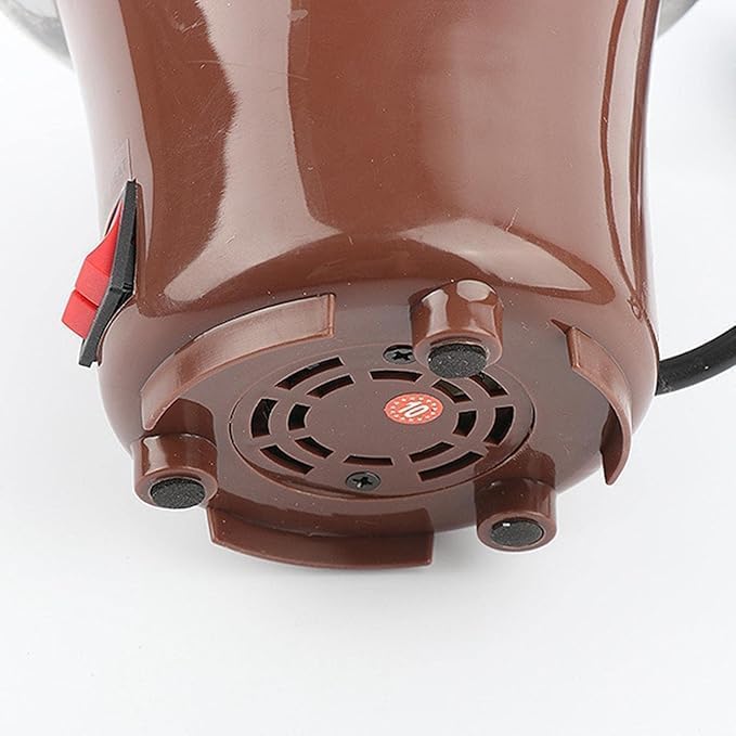 ZAEGO ZAEGO Chocolate Fondue Fountain 3Tier Electric Mini Chocolate Melter Machine Easy to Assemble Creative Design for Home Parties and Restaurants Brown Color  - Image 5