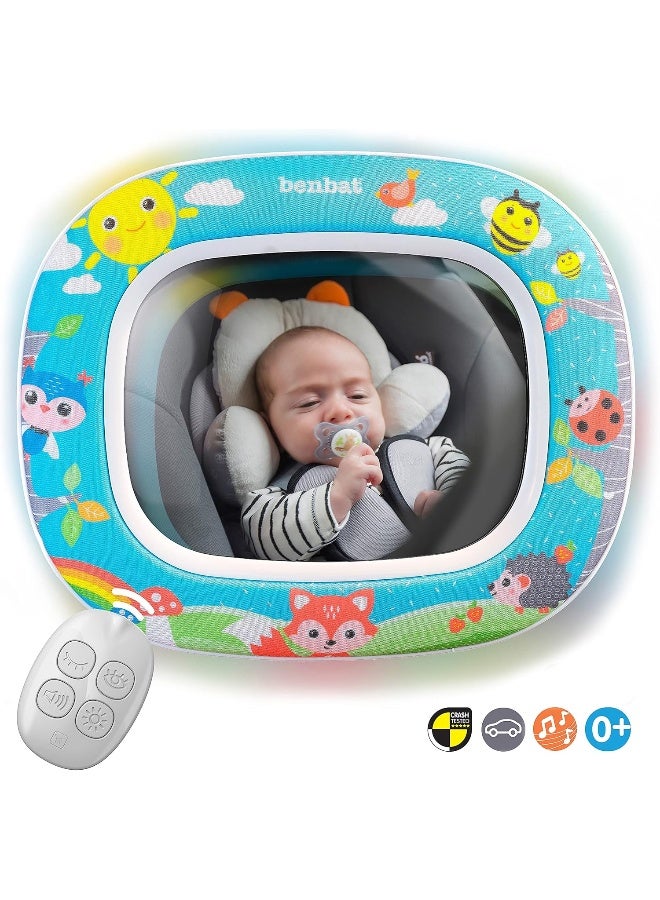 BenBat Baby Car Mirror - Safety Car Seat Mirror for Rear Facing Infant - Image 1