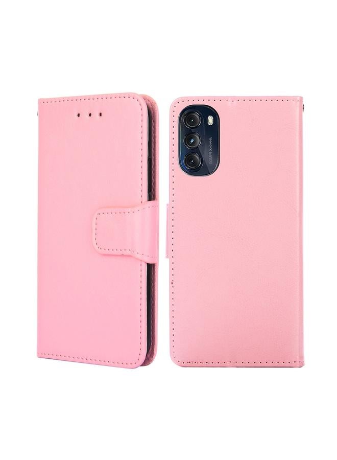S-TOP Case For Motorola Moto G 5G 2022 Crystal Texture Leather Phone Case - Image 1