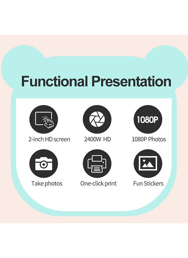 OKA OKA Instant photo printing camera with thermal printer for children /JK10  - Image 5