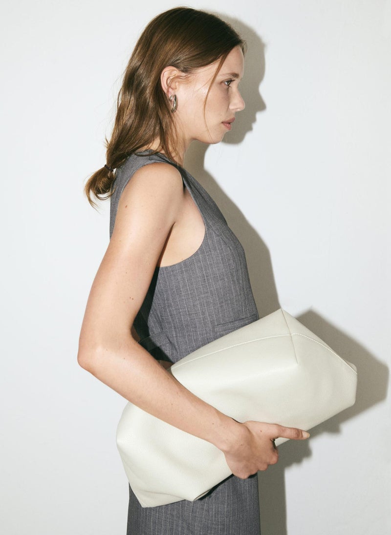 Pebbled Effect Shopper Bag