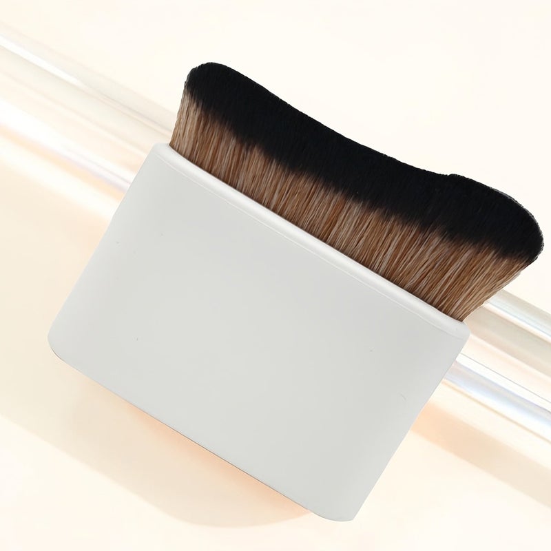 Wave Shape Foundation Brush - Seamless BB Cream & Body Lotion Applicator - No Product  Waste - Image 1