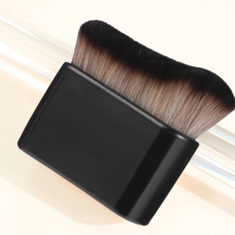 Wave Shape Foundation Brush - Seamless BB Cream & Body Lotion Applicator - No Product  Waste - Image 5