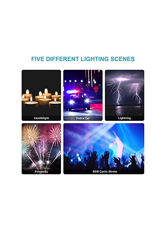 PROMASS Video Light for Camera, RGB Photography Lighting Kit (2 Packs) with Adjustable Tripod Stand/Remote,Dimmable 6500K for Desktop Filming/Streaming/Video Conferencing/Studio Shooting - Image 4