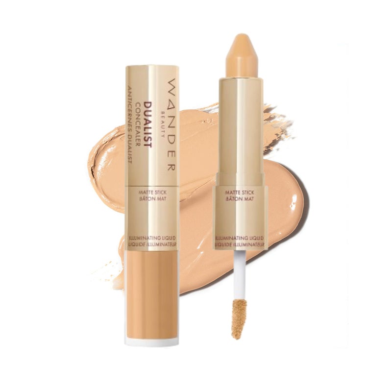 Wander Beauty Dualist Matte and Illuminating Concealer - Medium - Image 1