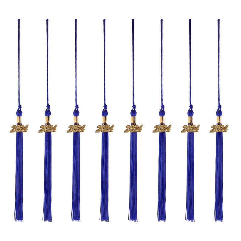 8pcs Graduation Hat Tassels Graduation Cap Hanging Tassel Graduation Cap Ornaments - Image 1