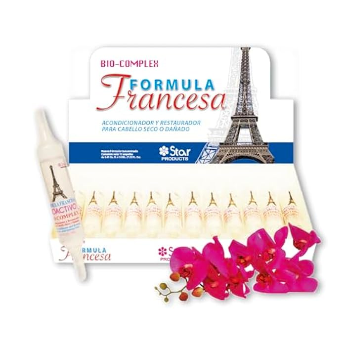 Bio Complex French 12 Pack – 0.61 oz Each, Intensive Hair Repair Treatment for Nourishing, Strengthening & Revitalizing Damaged Hair - Image 1