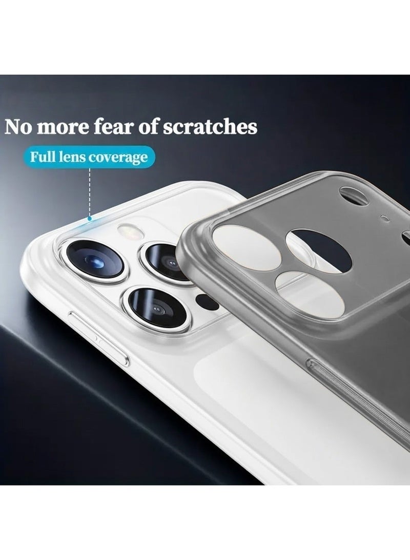 Techie Ultra Thin Frosted Matte Back Cover Case for iPhone 17 Pro Max – Slim, Smooth, Anti-Fingerprint – Frosted Black - Image 5