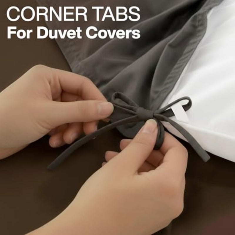 Comforter Duvet Insert - Quilted Comforter with Corner Tabs - Box Stitched Down Alternative Comforter - Image 5