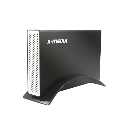 X-MEDIA XM-EN3451 V3 [Upgraded USB 3.0] 3.5-Inch IDE/PATA or SATA Aluminum Hard Disk Drive HDD External Enclosure Case | Support 3.5” IDE/PATA(Parallel ATA) | 3.5” SATA(Serial ATA)/SSD Hard Disk Drive - Image 1