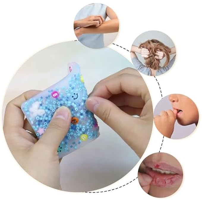 welsoon 2 Pack Skin Picking Fidget Toys Silicone Picking Pad for Dermatillomania Skin Picking Fidget Picking Anxiety ADHD OCD - Image 5