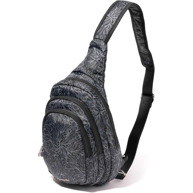 Baggallini Womens  Securtex® Anti-theft Triple Zip Sling - Travel Backpack Sling Bag Crossbody - Rfid Wallet Locking Zipper Sling Bag - Image 1