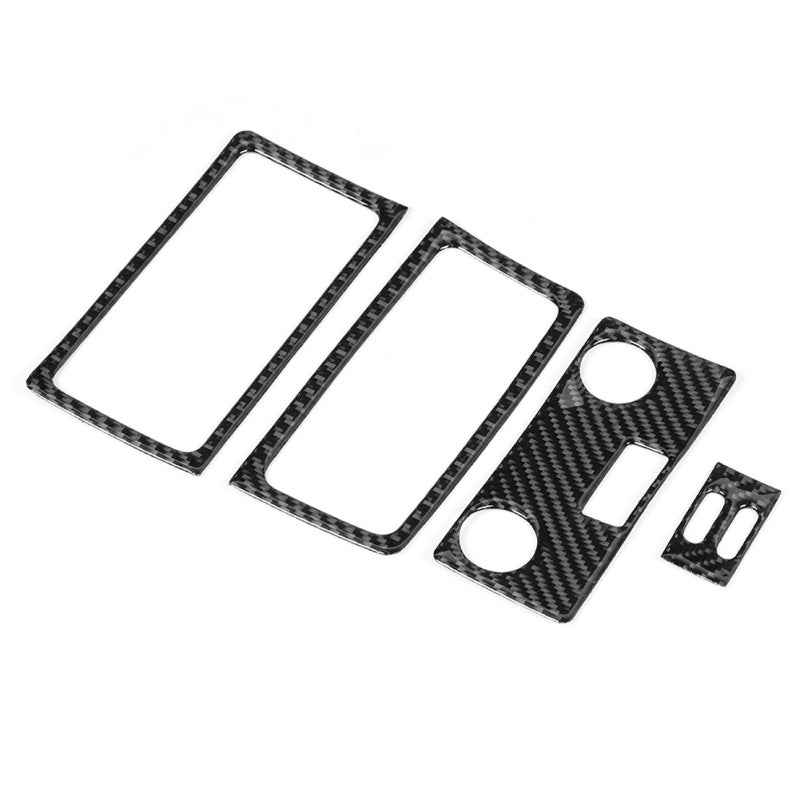 Rear Air Condition Vent Cover: 2005-2010 Left Hand Driving 5 Series E60 Trim - High-Quality Carbon Fiber Material, Exquisite Fit, Self-Adhesive Design for Car Interior Decoration & Protection - Image 3
