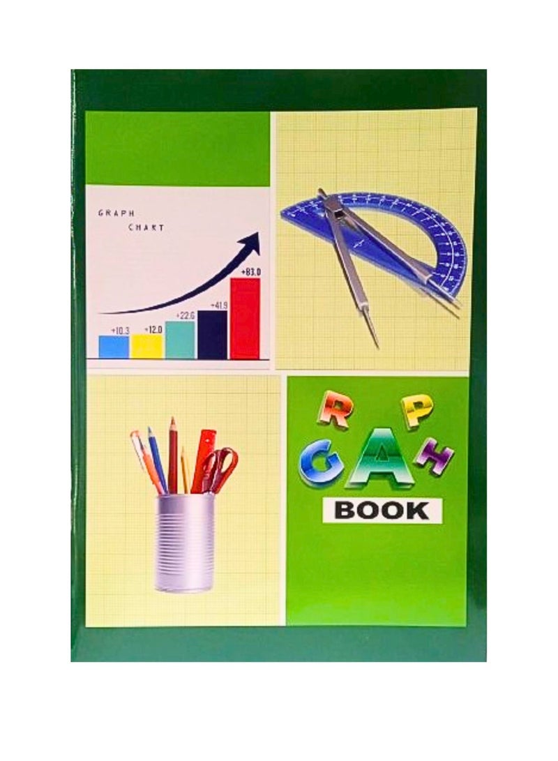 Sadaf Graph Paper Pad, A4, Squared Grid Paper book for Mathematics, Science, Engineers, Drawing, School Supplies, 50 Sheets - Image 1