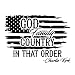 ColisPar 1 Pack God Family Country in that Order Charlie Kirk True American Hero Car Bumper Stickers Decals RIP Charlie Kirk Silenced But Not Forgotten Fly High in Loving Memory Charlie Truck Sticker 7 inch - Image 2