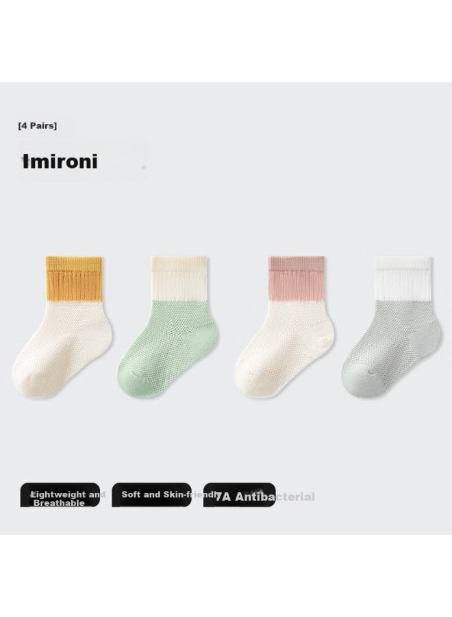 Beptides Beipes Baby Socks Baby Spring And Summer Thin Newborn Boys And Girls Children's Anti-slip Cotton Socks Yimi 1-3 Years Old - Image 1