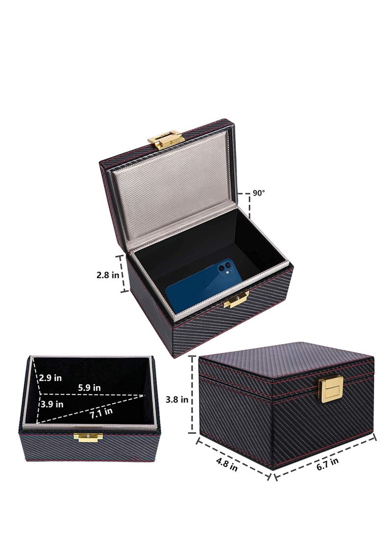 Excefore صندوق فاراداي، واقي مفتاح السيارة، واقي خزنة الدخول بدون مفتاح، أقفاص حجب إشارات RFID المضادة للسرقة - Image 5