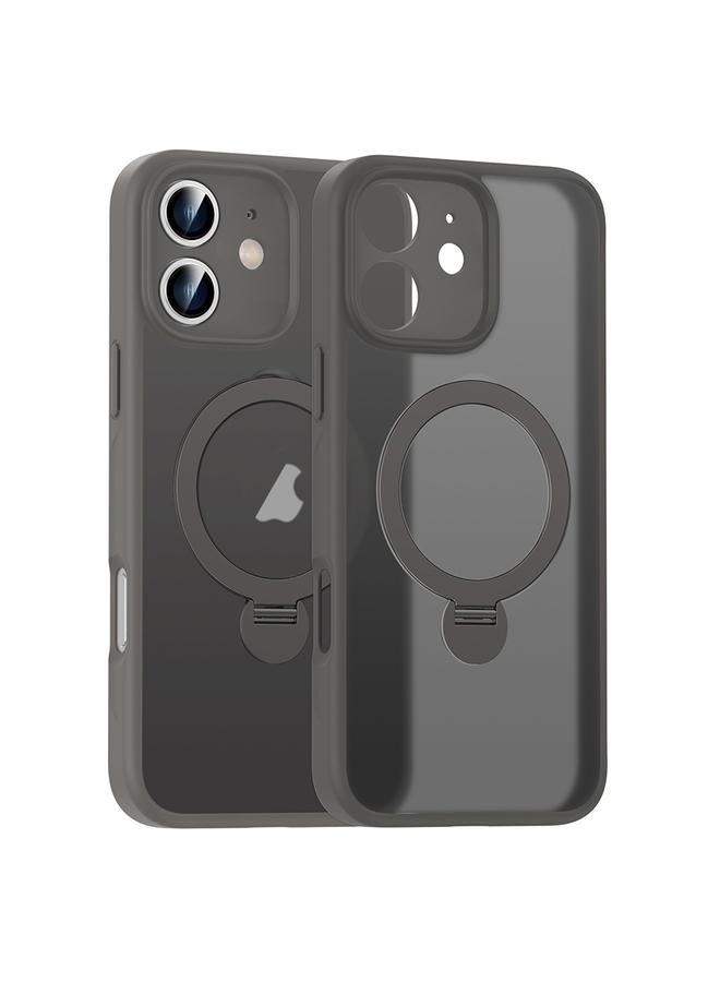 S-TOP Case For iPhone 11 Matte Texture 360 Degree Rotary Tone Holder MagSafe Phone Case - Image 1