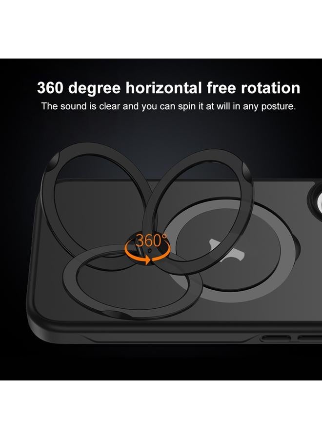 S-TOP Case For iPhone 11 Matte Texture 360 Degree Rotary Tone Holder MagSafe Phone Case - Image 5