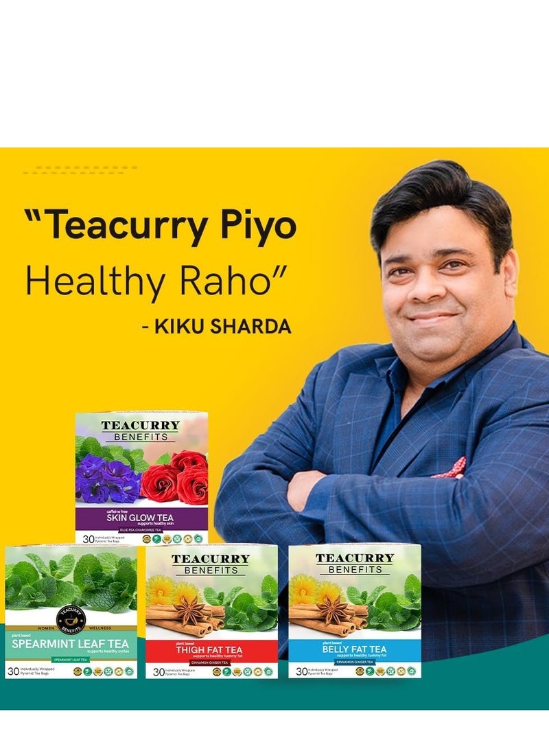 TEACURRY Raspberry Tea (50 Grams, 100 Cups) - Helps with Period health, Fertility, Labour & Child birth - Raspberry Leaf From Washington - Image 3