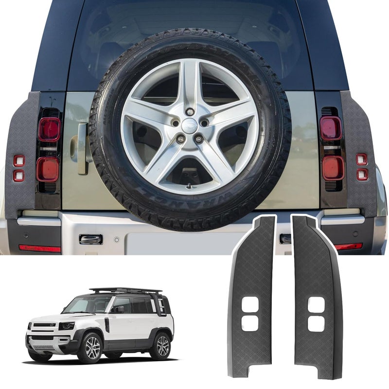 Tail Light Cover AntiScratch Guard Compatible with Land Rover Defender 90 110 130 2025 2024 2023 2022 2021 Body Armor Protector Trim Accessories