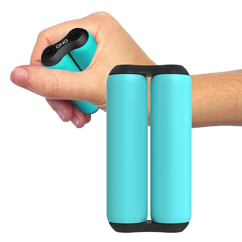 ONO Roller Handheld Fidget Toy for Adults Help Relieve Stress Anxiety Tension Promotes Focus Clarity Compact Portable Design Teal Full Size ABS Plastic - Image 1