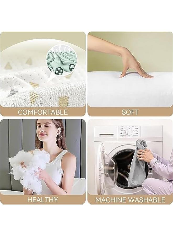 Pregnancy Pillow for Sleeping, Pregnancy Body Pillow for Pregnant Women Maternity Pillow Wedge, Detachable and Adjustable Double-Sided with Pillow Cover Support for Pregnancy Belly/Back Support - Image 4