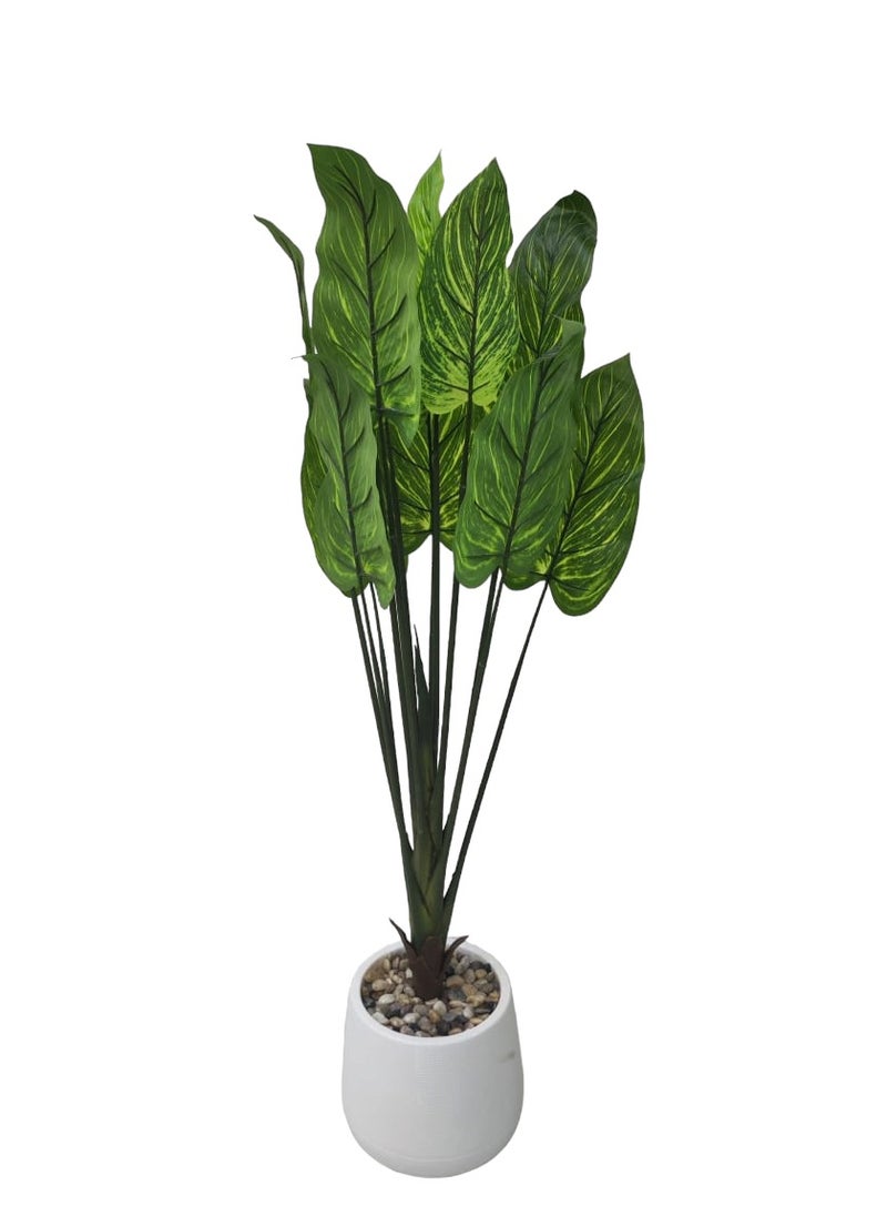 AL KHALDIYA Artificial decorative plant tree with pot, 140 cm  - Image 1
