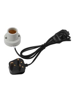 Thoraya Reptile Ceramic Heat Lamp Holder Professional E27 Socket Reptile Heat Light Fixture Holder for Lizard Turtle Tortoise UK Plug 250V  - Image 1