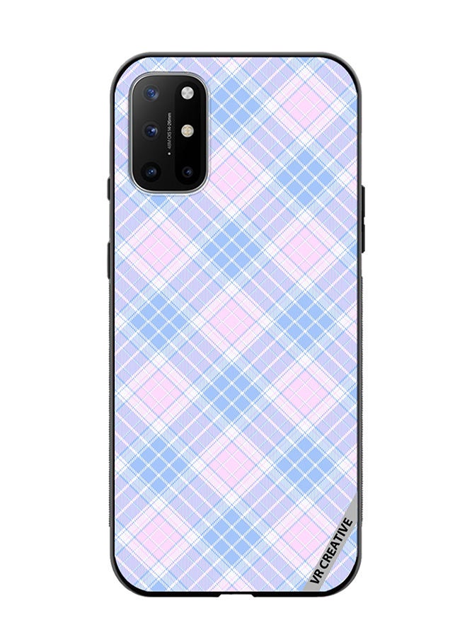 Protective Case Cover For OnePlus 8T Checks Color Square Geometric Texture Design Multicolour