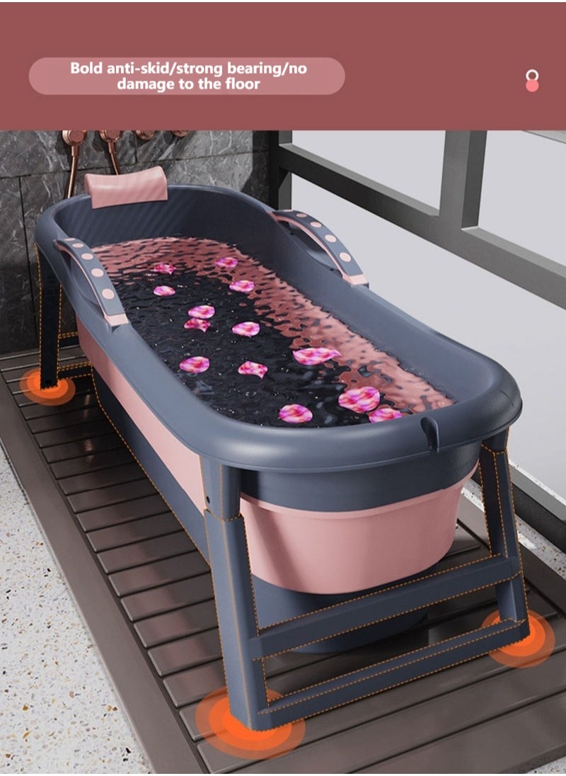 Sharpdo Bathtub Adult Bathroom Bathtub Household Bathtub Bath Set For Shower Stall  - Image 4